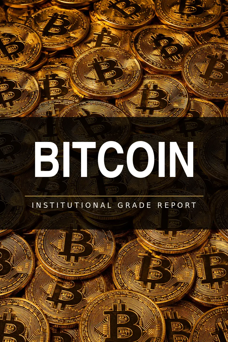 Bitcoin institutional-grade report cover