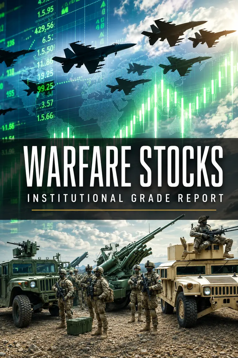 Warfare Stocks institutional-grade report cover